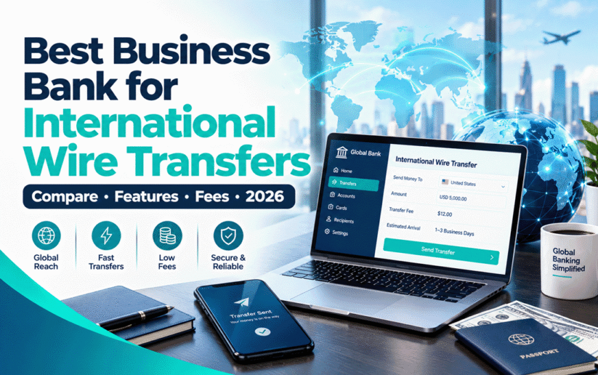 Best business bank for international wire transfers in 2026 comparing Mercury, Wise Business and Relay