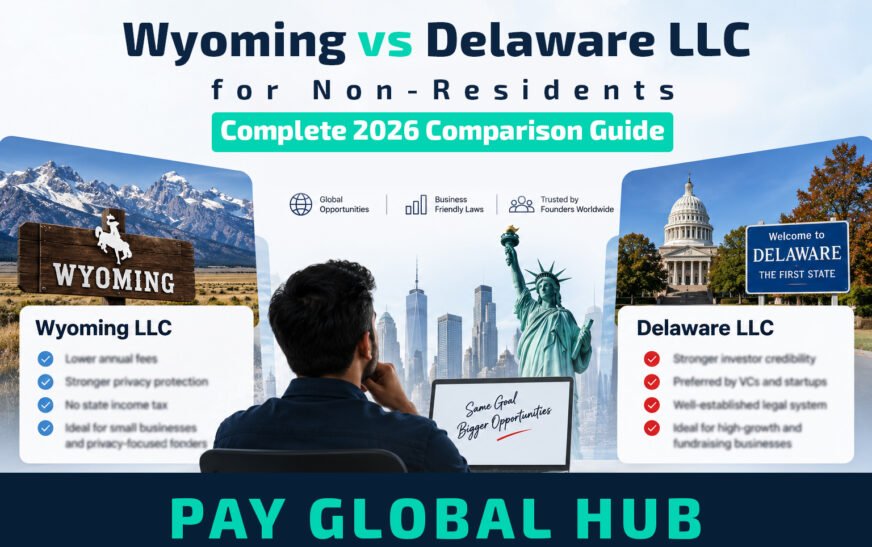 Wyoming vs Delaware LLC: Which is Best for Non-US Residents? (2026)