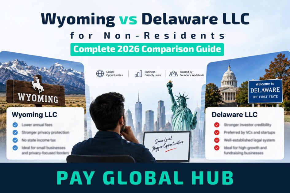 Wyoming vs Delaware LLC: Which is Best for Non-US Residents? (2026)