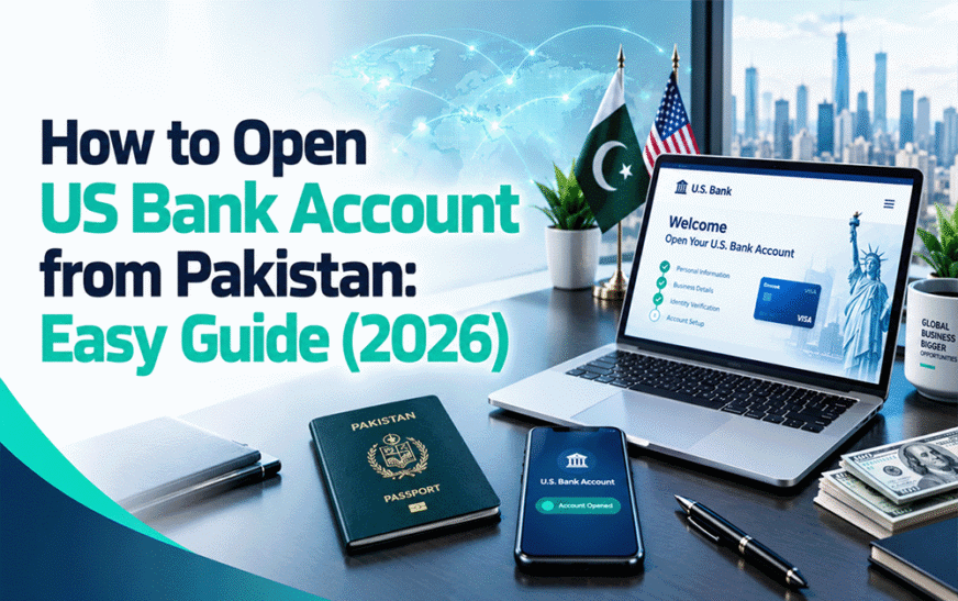 how to open us bank account from pakistan