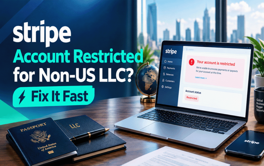 Stripe account restricted for non-US resident LLC troubleshooting guide